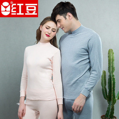 高领红豆纯棉高领中老年人