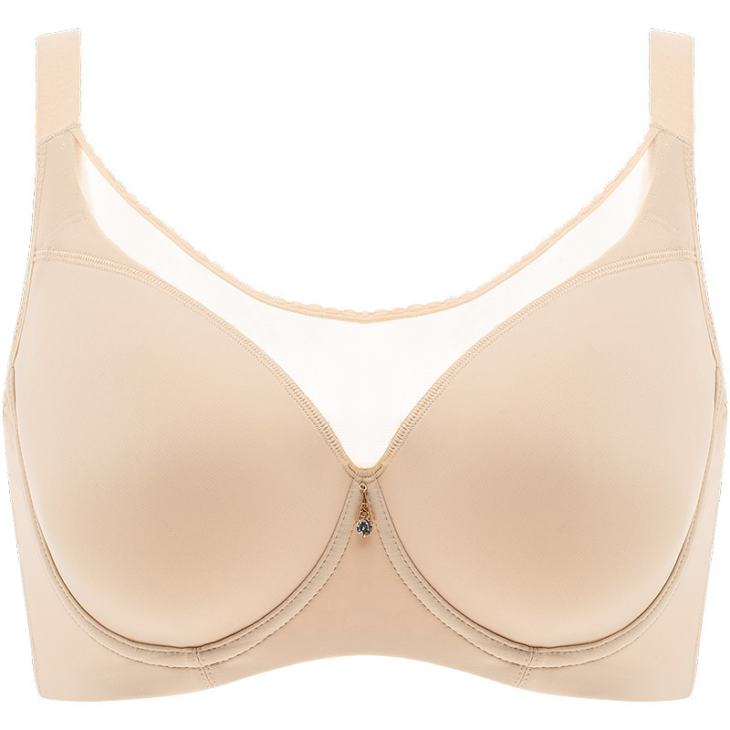 薄款抹胸式无痕内衣聚拢薄款大码