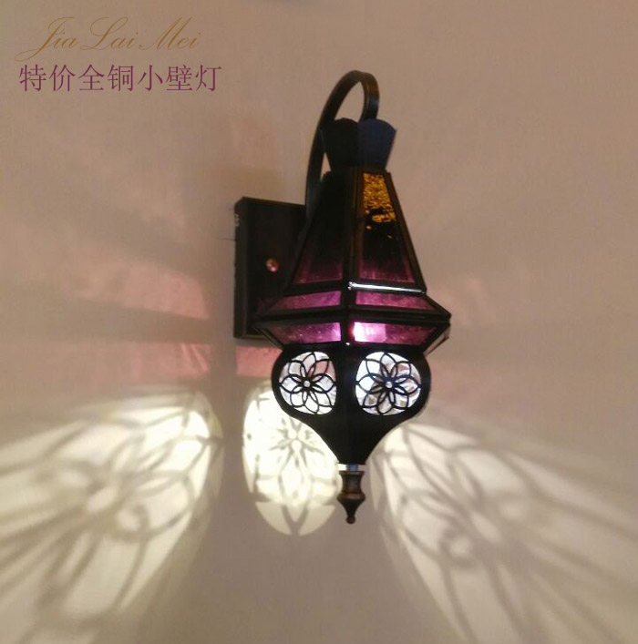 全铜灯壁灯市内走廊门厅东南亚风情异域艺术古典装饰卧室客厅灯具