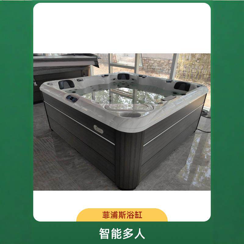 温泉spa智能浴缸恒温冲浪气泡音乐水疗按摩舒缓压力CE出口认证