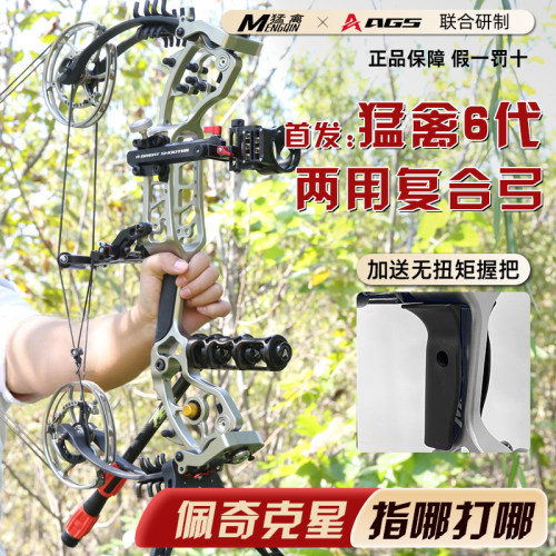 猛禽6六代两用复合弓打钢珠射箭