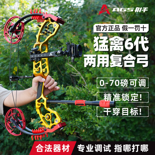 猛禽六6代复合弓新款高精度弓