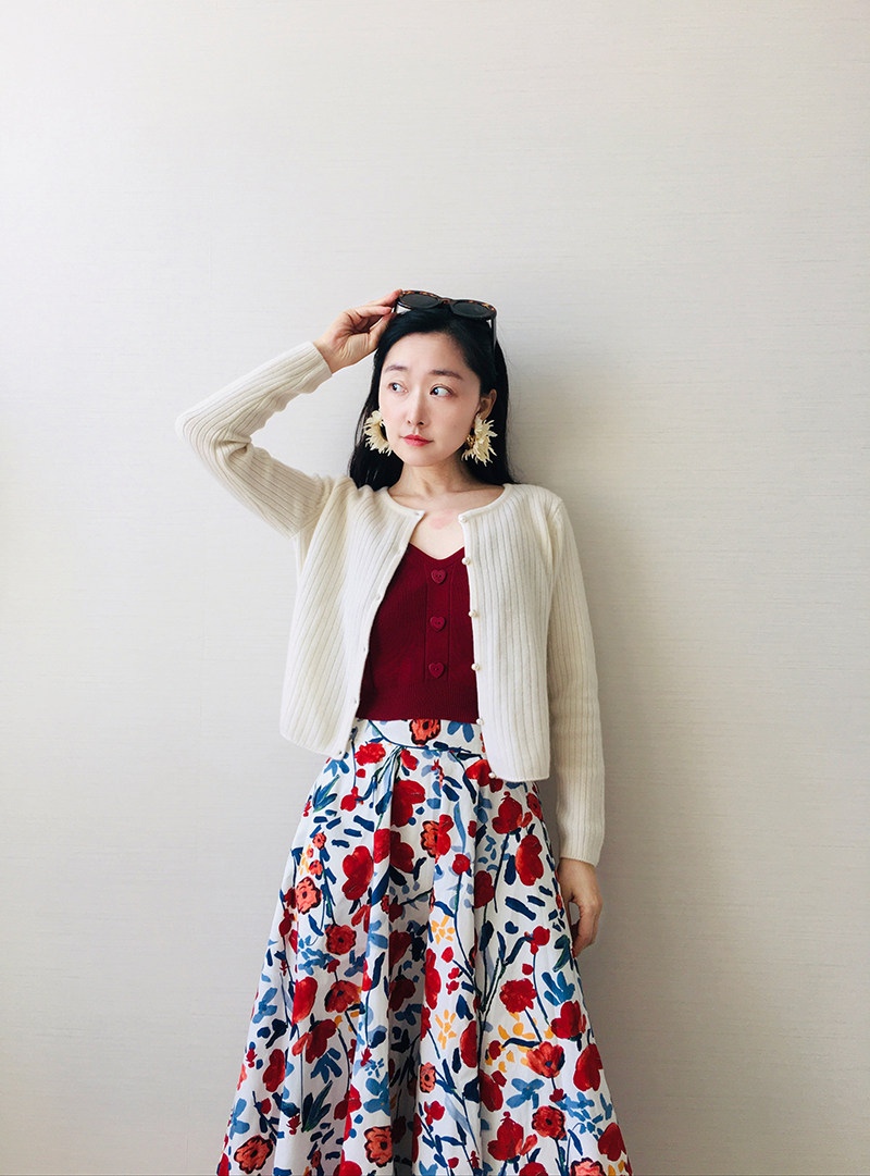 NorthBear 100%纯山羊绒春季开衫 小衫外套天然珍珠扣 康赛妮羊绒