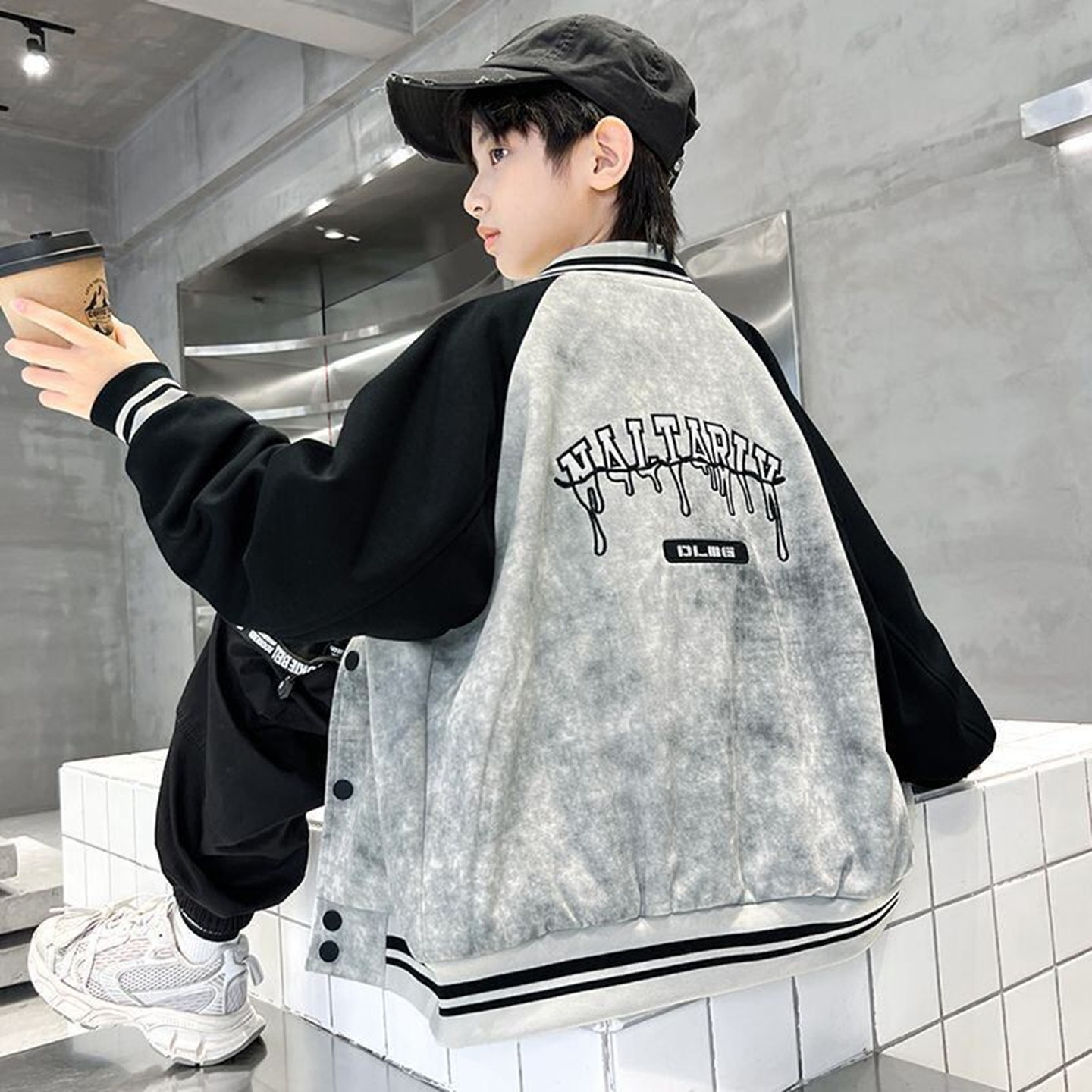 男童春装外套2025新款中大童男孩春秋款运动棒球服帅气潮,童装/婴儿装/亲子装,卫衣/绒衫,淘宝优惠券,粉丝福利购,淘宝优惠卷