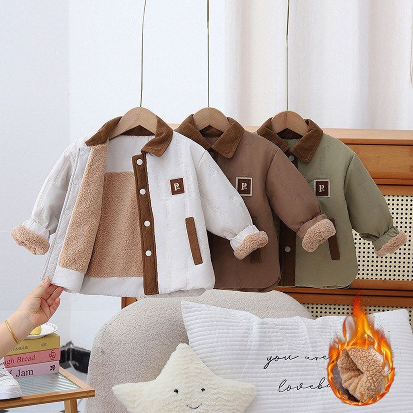 男女儿童加绒加厚棉衣宝宝时尚夹棉冬季棉衣棉服外套加厚棉袄上衣,童装/婴儿装/亲子装,普通外套,淘宝优惠券,粉丝福利购,淘宝优惠卷