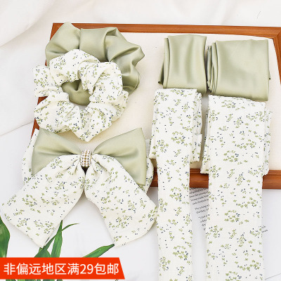 小清新碎花布筒子 时尚手工大肠圈材料diy发夹发箍发饰品配件辅料