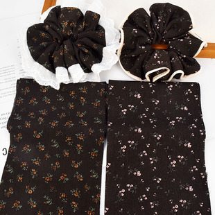 小清新碎花布料做肥肠发圈装饰材料 手工发饰头饰品配件服装辅料