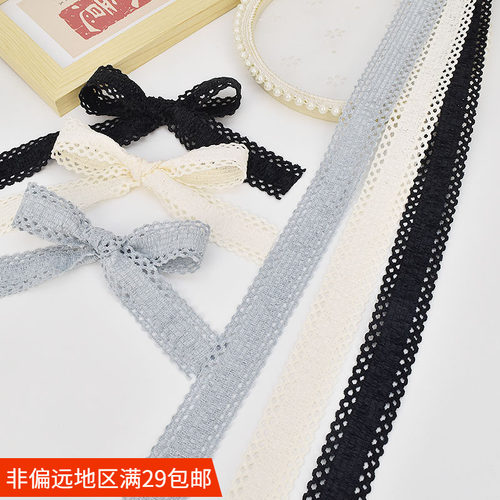 布艺花边发饰蝴蝶结材料
