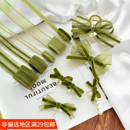 布艺丝带发饰蝴蝶结材料