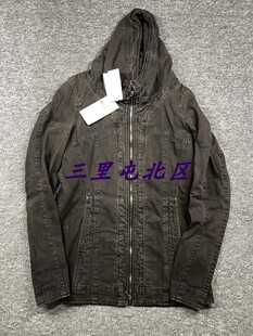 三里屯北区【现货】日本暗黑MA JULIUS中长款做旧牛仔连帽外套