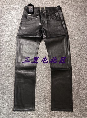 三里屯北区【现货】A.coba.lt 小林明彦合作款牛仔裤 鳄鱼皮标