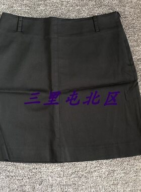 黑色A字半裙现货法国制