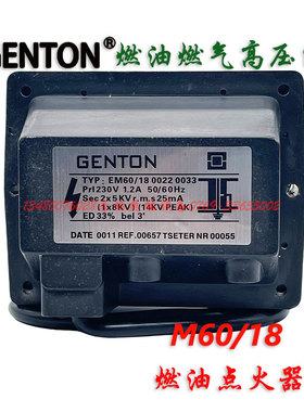 GENTON格通 燃烧机配件 点火器 燃烧器高压包2*5KV 1*8KV线圈式