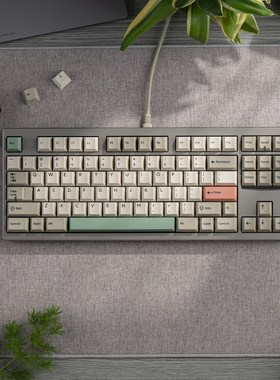 PBTfans 9009客制机械键盘pbt材质原厂二色retro系列磁轴复古键帽