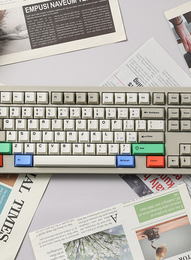 PBTfans Scandinavian热升华键帽pbt材质 beige复古原厂高度现货