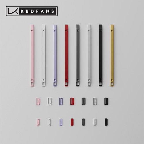 KBDfans wooting60HE兼容铝壳GT-60外壳客制化改装额外配件背饰