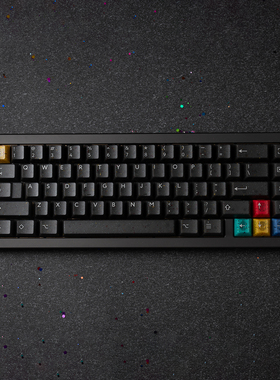 PBTfans  abs材质 二色工艺 半透霓虹闪粉Neon R2键帽原厂高度