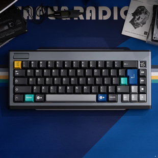 PBTfans Tape & Radio磁带客制化机械键盘二色键帽ABS原厂高度