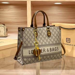 香港正品代购新款真皮托特包女士大容量手提包头层牛皮单肩斜挎包