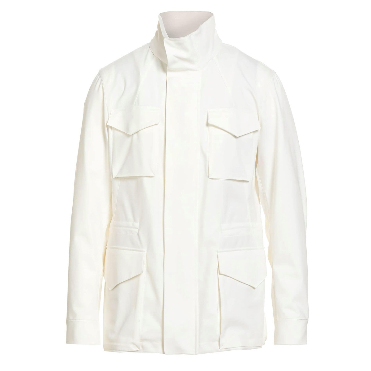 高品质推荐 意大利超一线MONTECORE25秋冬新款白色科技面料夹克