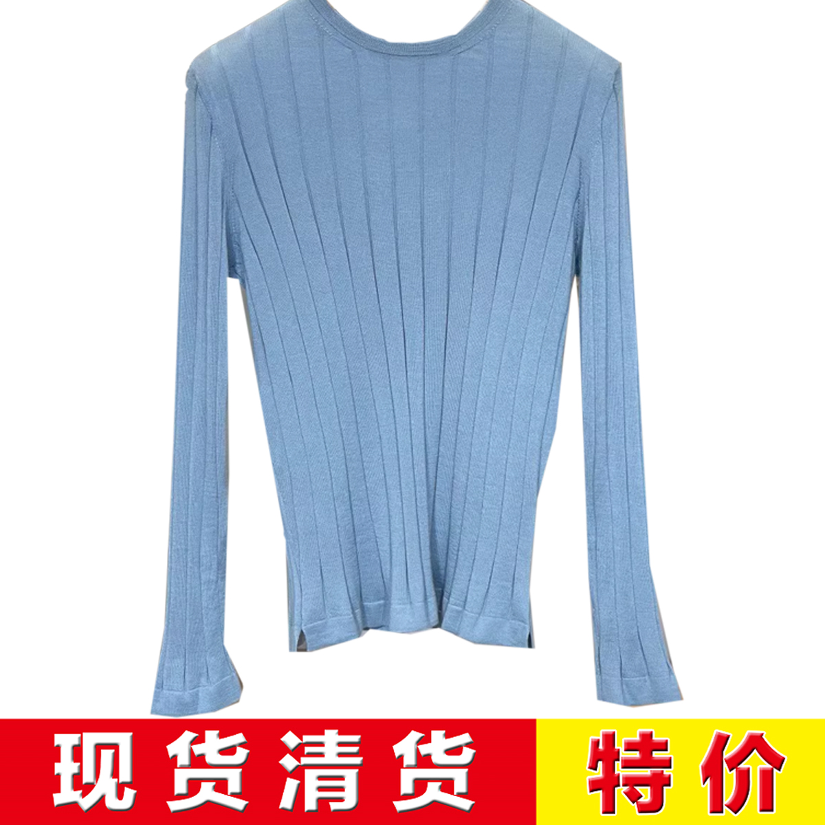 现货清货 意大利醉顶吉仅低于LP COLOMBO 秋冬羊绒真丝薄款针织衫