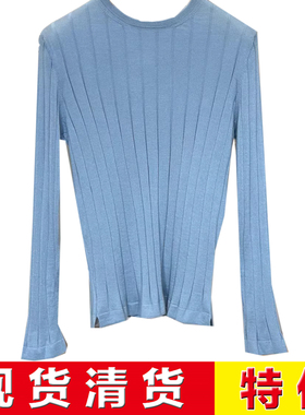 现货清货 意大利醉顶吉仅低于LP COLOMBO 秋冬羊绒真丝薄款针织衫