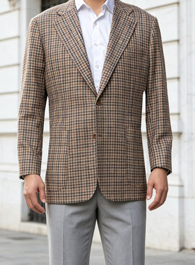 公价23000 意大利超一线kiton 秋冬 羊绒老钱风商务-日常休闲西服