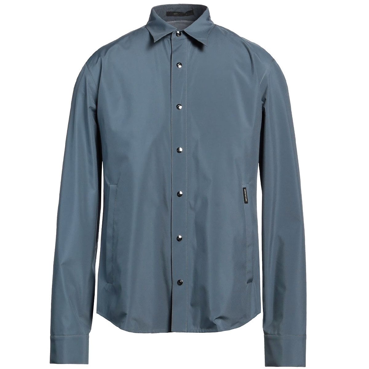 专业品牌 高端一线 MONTECORE 春夏 蓝色科技面料 修身衬衫款夹克