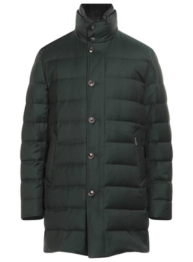 高品质推荐 意大利超一线MONTECORE25秋冬新款墨绿色白鹅绒羽绒服