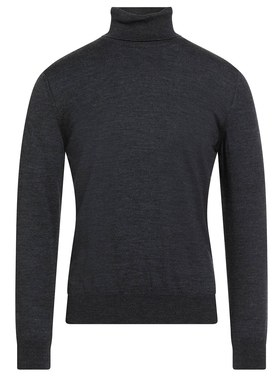 意大利醉顶吉仅低于LP COLOMBO 秋冬 深灰色 纯羊毛 高领毛衣