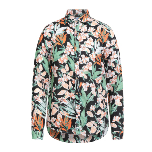 日常经典 衬衫 长袖 男士 亚麻 花卉植物图案 春夏 意国原产 调货