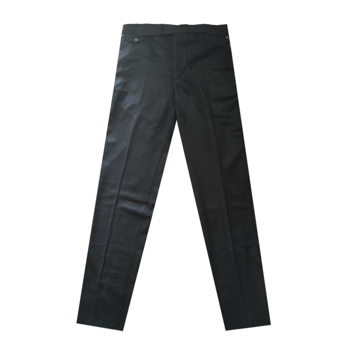 现货 醉鼎吉 C 秋冬 黑色 山羊绒 男士休闲西裤