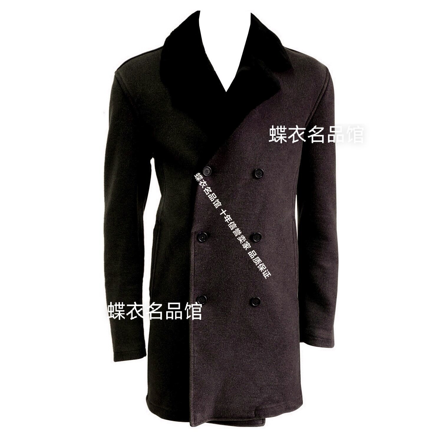 公价93000 意大利鼎奢超一线 KITON 冬季 貂绒领 双排扣羊绒大衣