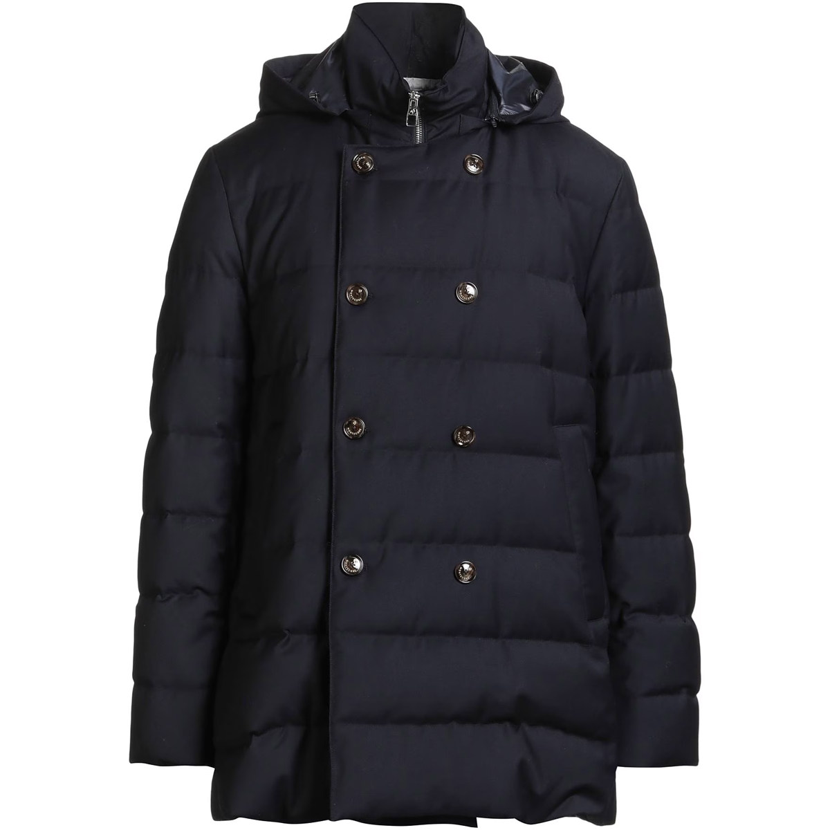 高品质推荐 意大利超一线MONTECORE25秋冬新款深蓝色白鹅绒羽绒服