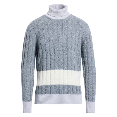 意大利产 小BC 经典一线 E 秋冬 撞色 山羊绒 高领毛衣