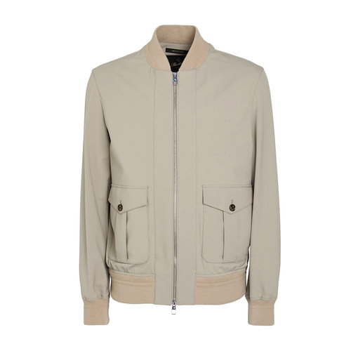 公价17500 意大利原厂一线 MONTECORE 春秋 卡其色 A1款羊毛夹克