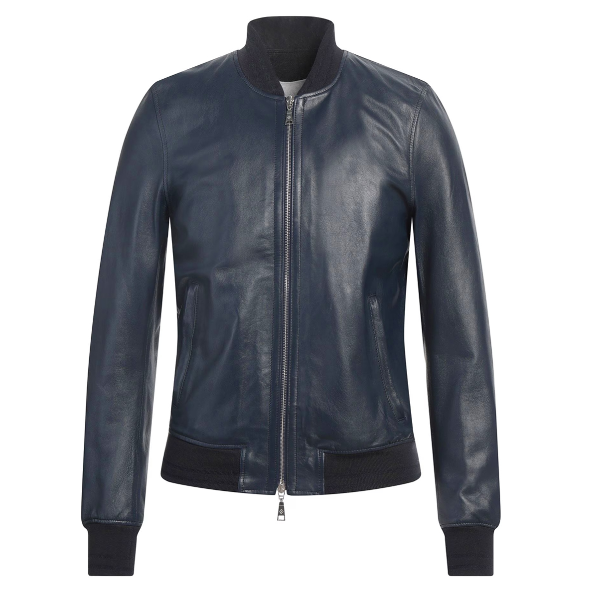 公价18600 意大利经典一线 T 秋冬 深蓝色 纳帕羔羊皮 皮衣