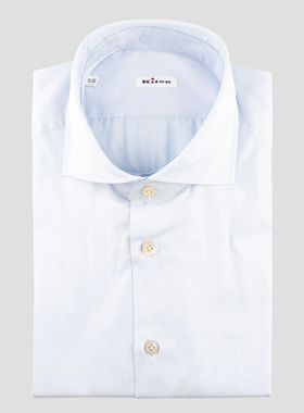 公价8600 醉鼎吉 kiton 四季 独家醉鼎吉白色海岛棉 手工长袖衬衫