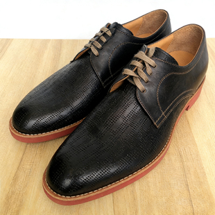 德比鞋 春夏镂空雕科黑色头层牛皮手工男士 男 超低特价 现货清货