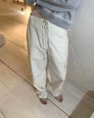 休闲裤 现 韩国东大门mohhe休闲百搭系绳可束脚工装 裤 26春季 新款