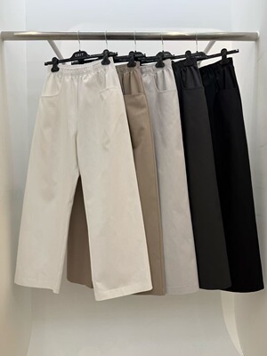 现26春季新款韩国东大门Edit经典简约基础款休闲裤长裤