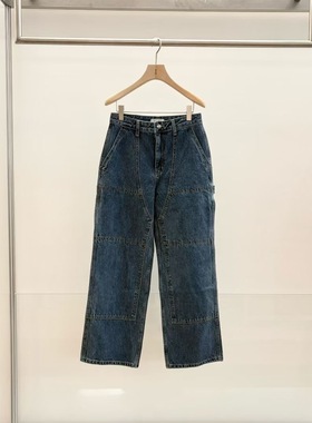 现 25冬季新款韩国东大门hehr-AUTOMNE女设计款洋气休闲牛仔裤