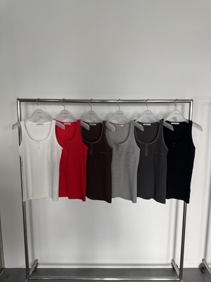 现折 25早秋新款韩国东大门tempting经典百搭休闲风吊带背心女