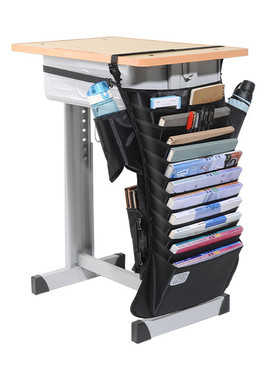 高中生专用可调节大容量书桌侧边挂袋多功能课桌收纳学生书袋