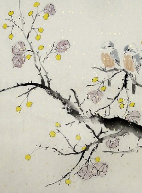 【画艺佳.字画书画】C27189陈石纯手绘写意花鸟国画装饰.三尺斗方