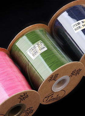 加密绵A线1mm玉线台湾耐磨手工编织绳手绳文玩串珠手链红绳子