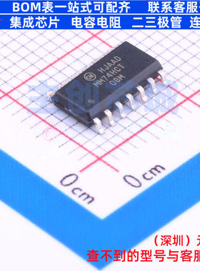 逻辑门 MM74HCT08MX SOIC-14 onsemi(安森美) 电子元器件全新原装