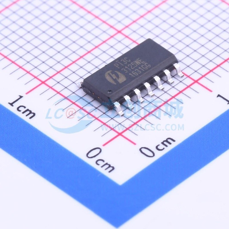 信号开关/编解码器/多路复用器 PI3C3125WE SOIC-14 DIODES(美台)