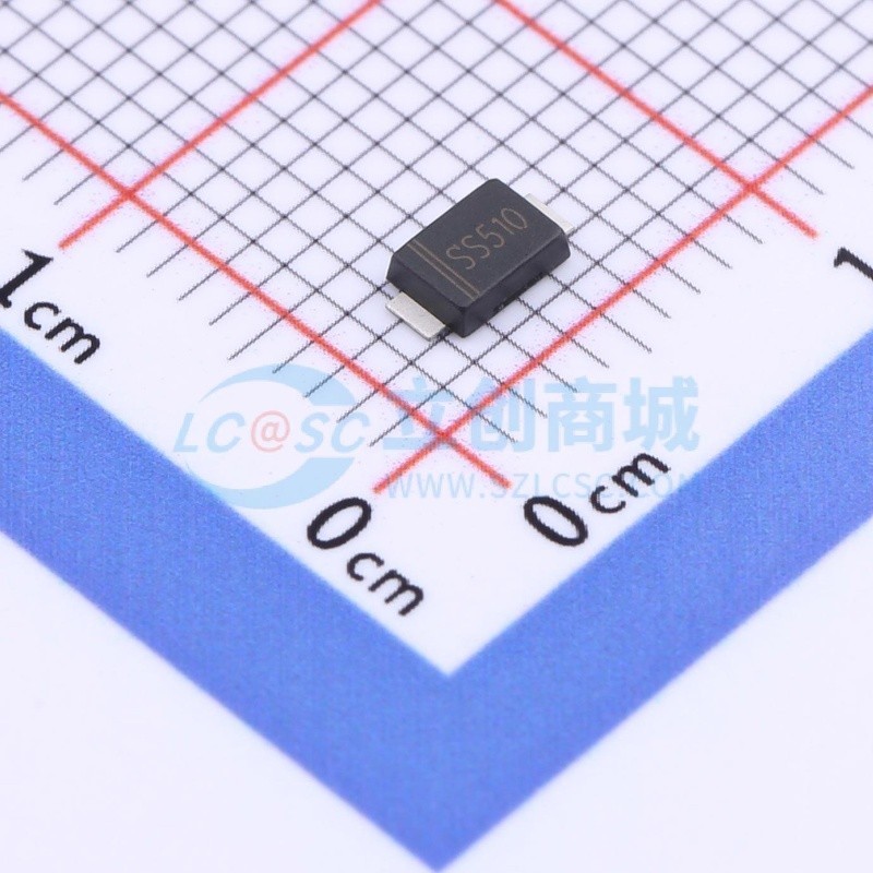 肖特基二极管 SS510F SMAF CJ(江苏长电/长晶) 电子元器件配单