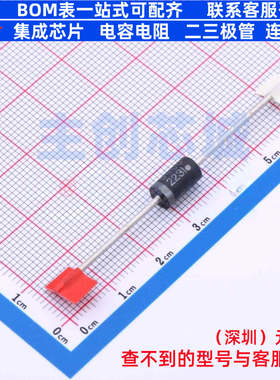 快恢复/高效率二极管 1N5400RLG DO-201AD onsemi(安森美) 元器件